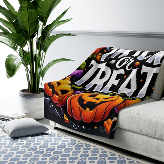 Halloween Collection Sherpa Fleece Blanket
