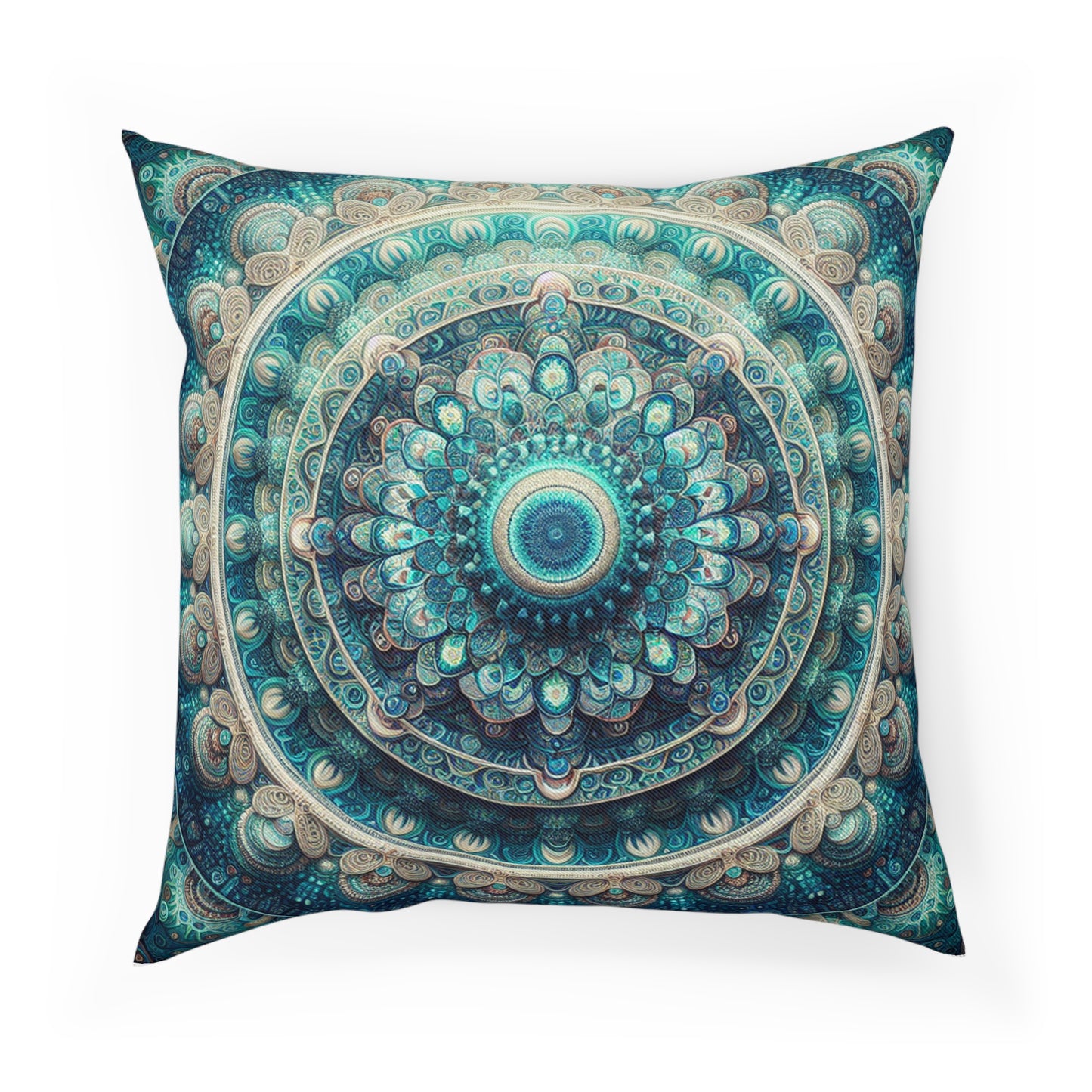 Blue & Silver Cushion