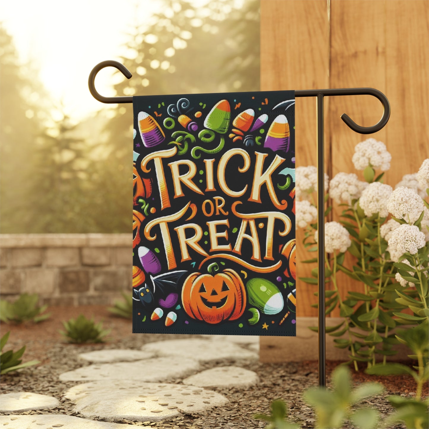 Halloween Garden & House Banner