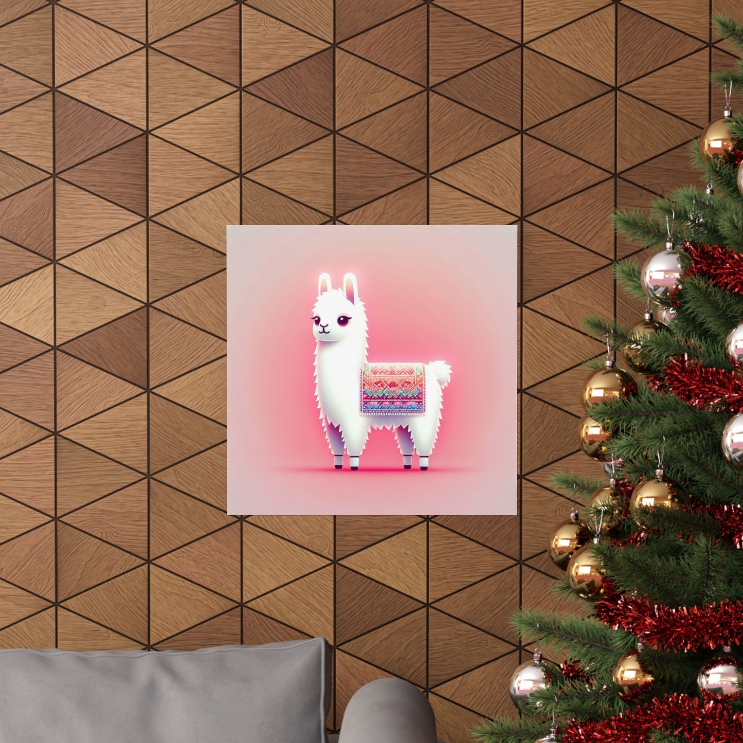 Llama A Vertical Posters