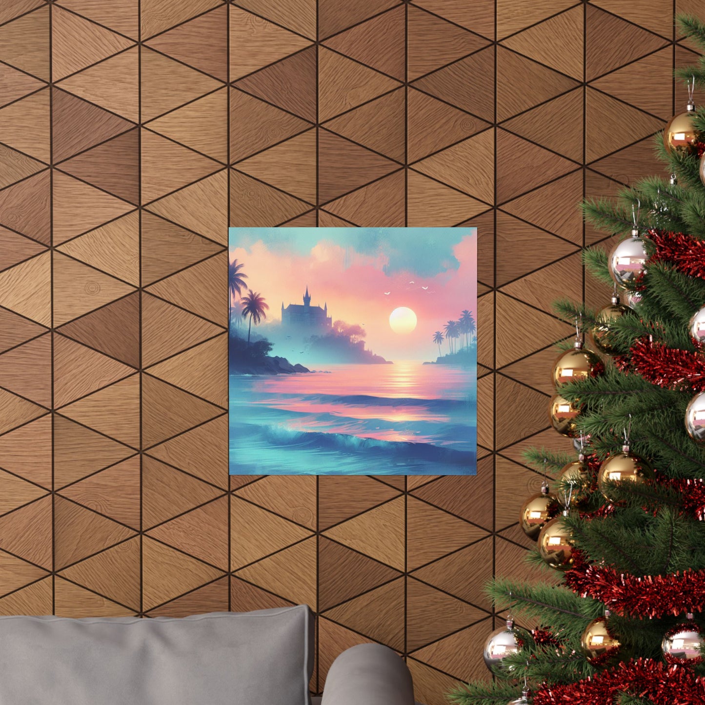 Beach Sunset F Vertical Posters