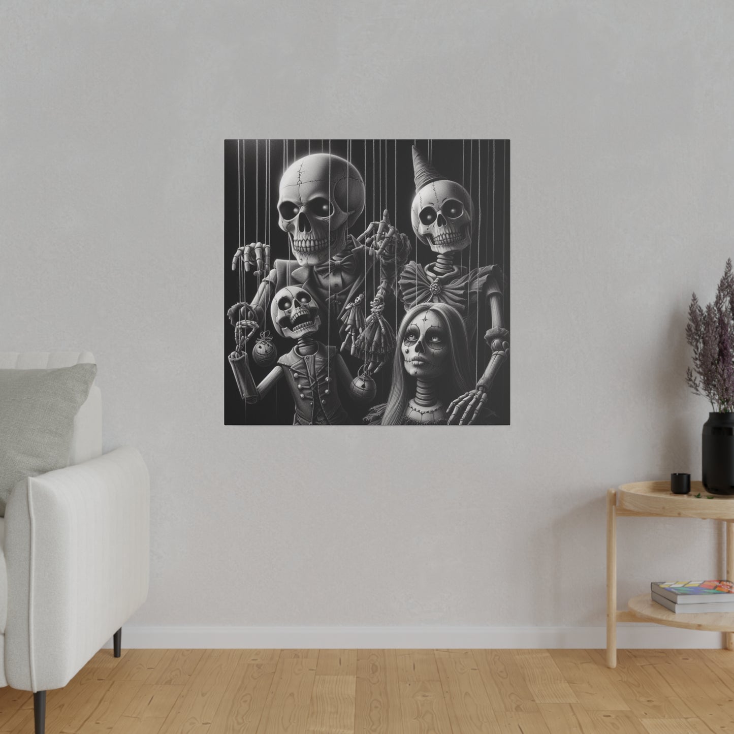 Halloween Marionettes Canvas Print