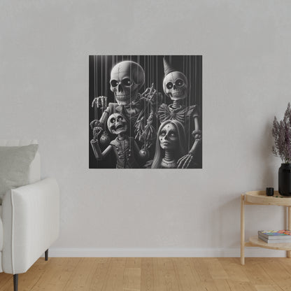 Halloween Marionettes Canvas Print