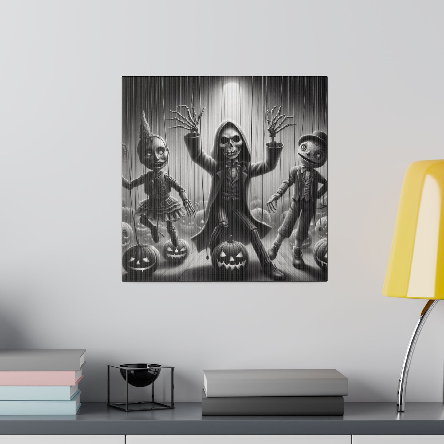 Halloween Marionettes Canvas Print