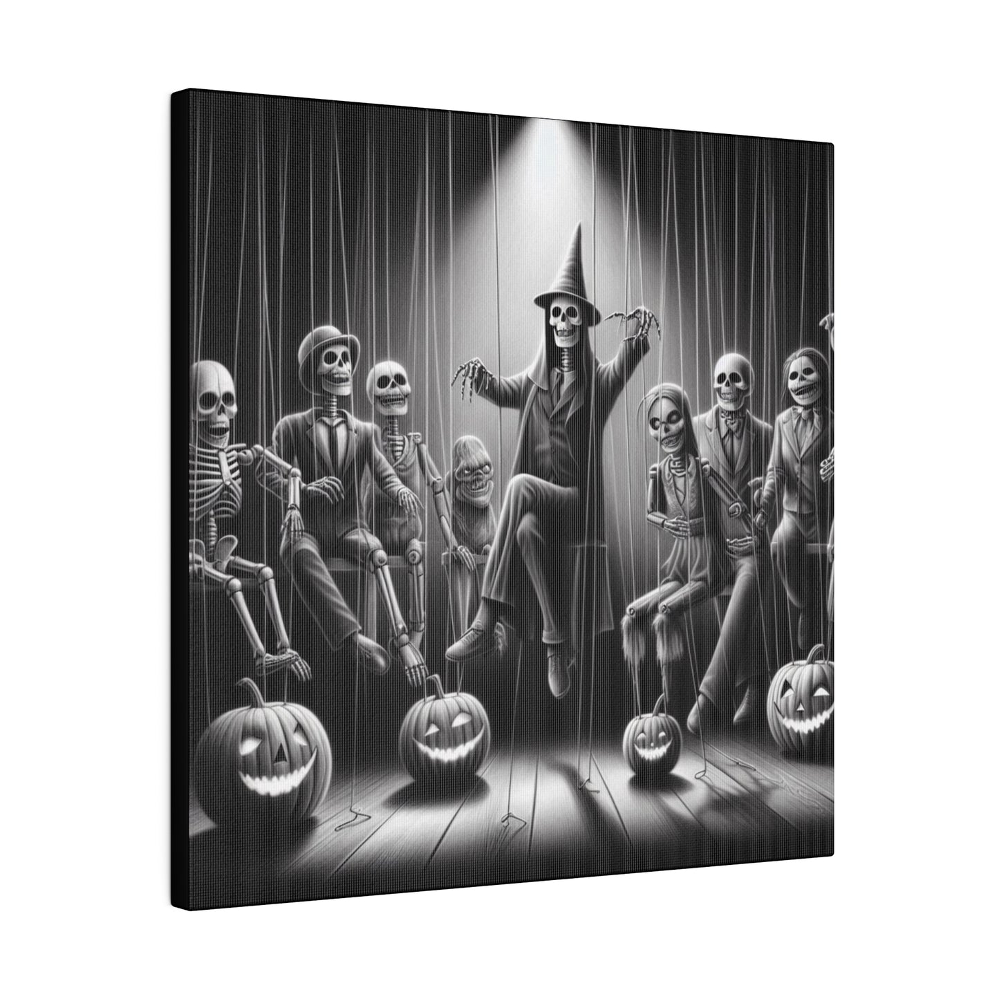 Halloween Marionettes Canvas Print