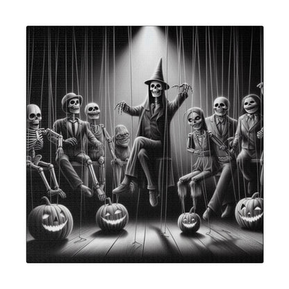 Halloween Marionettes Canvas Print