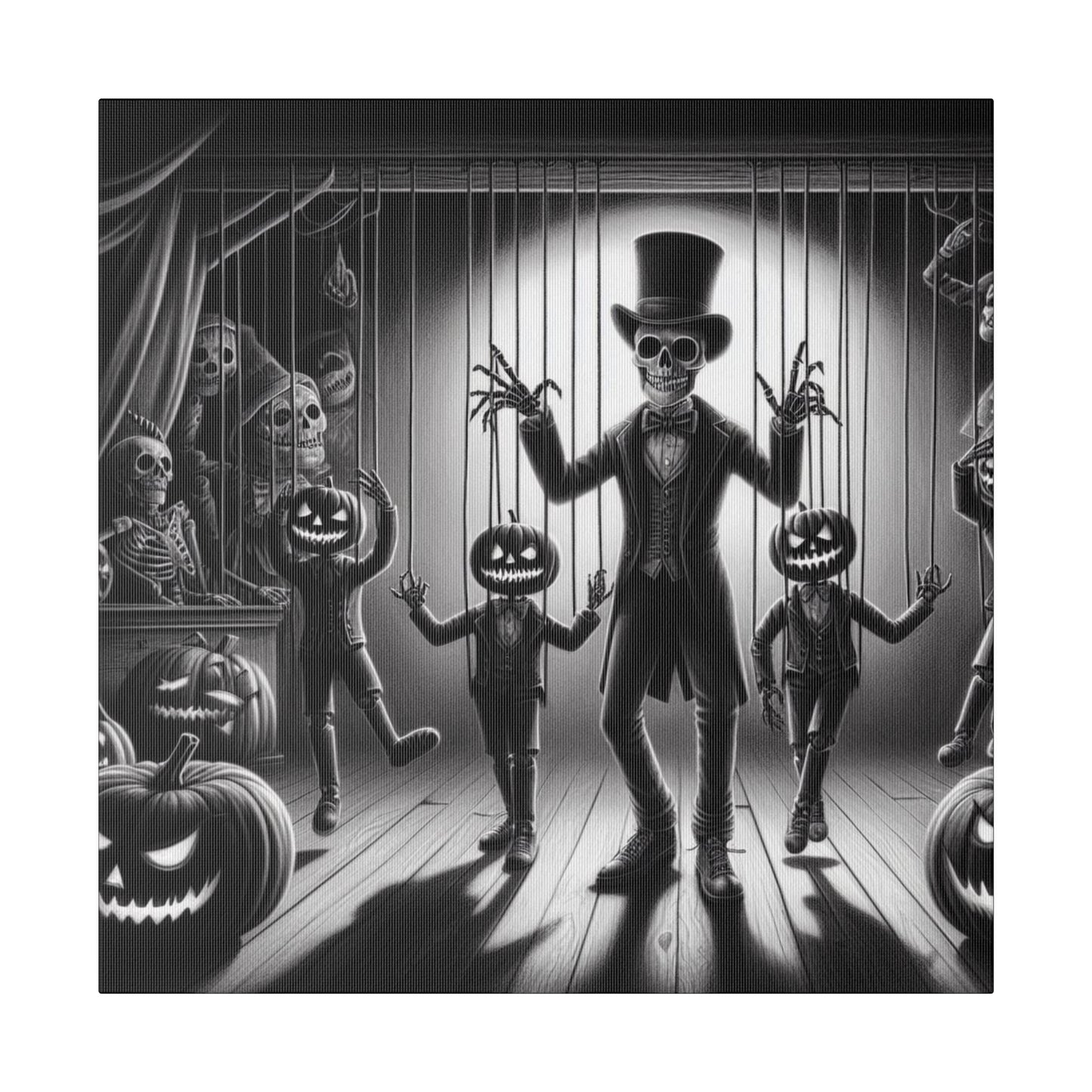 Halloween Marionettes Canvas Print