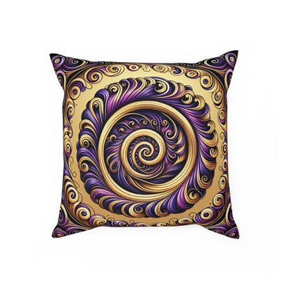 Purple & Gold Cushion