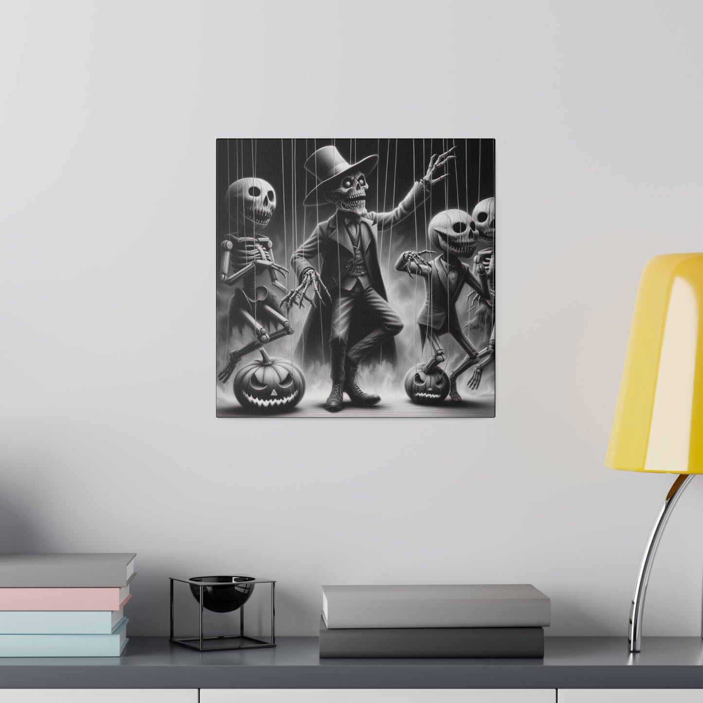 Halloween Marionettes Canvas Print