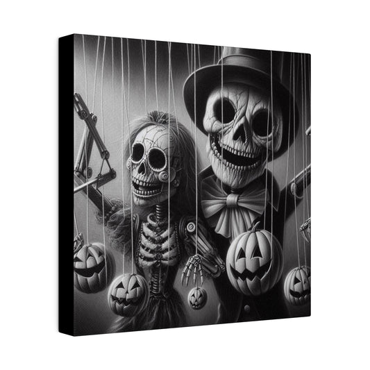 Halloween Marionettes Canvas Print