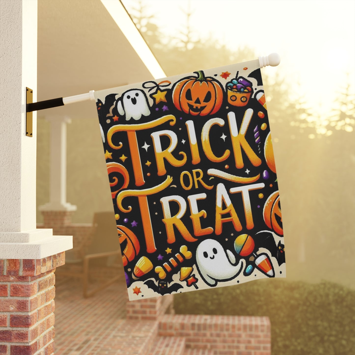 Halloween Garden & House Banner