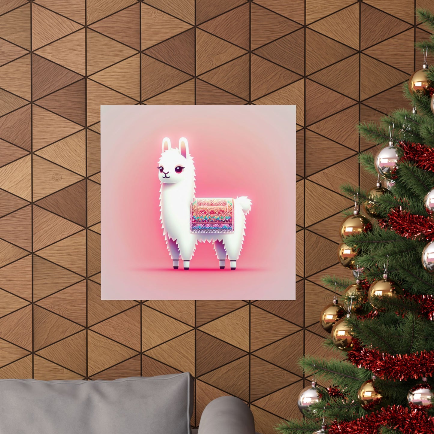 Llama A Vertical Posters