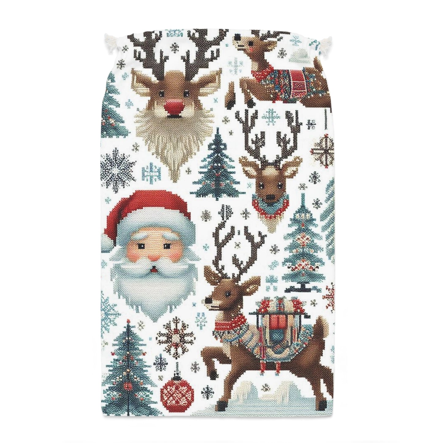 Nordic Rudolf Christmas Gift Sack