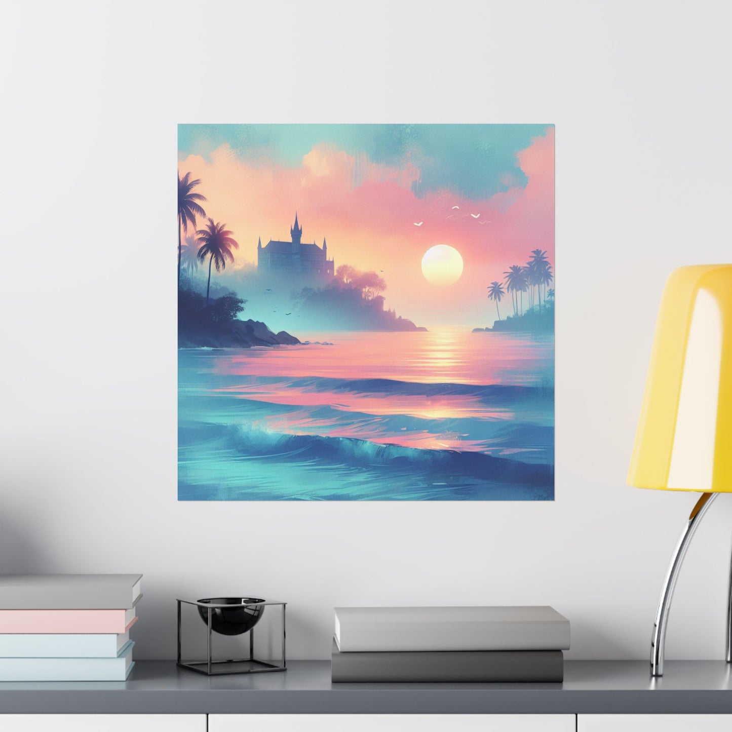 Beach Sunset F Vertical Posters