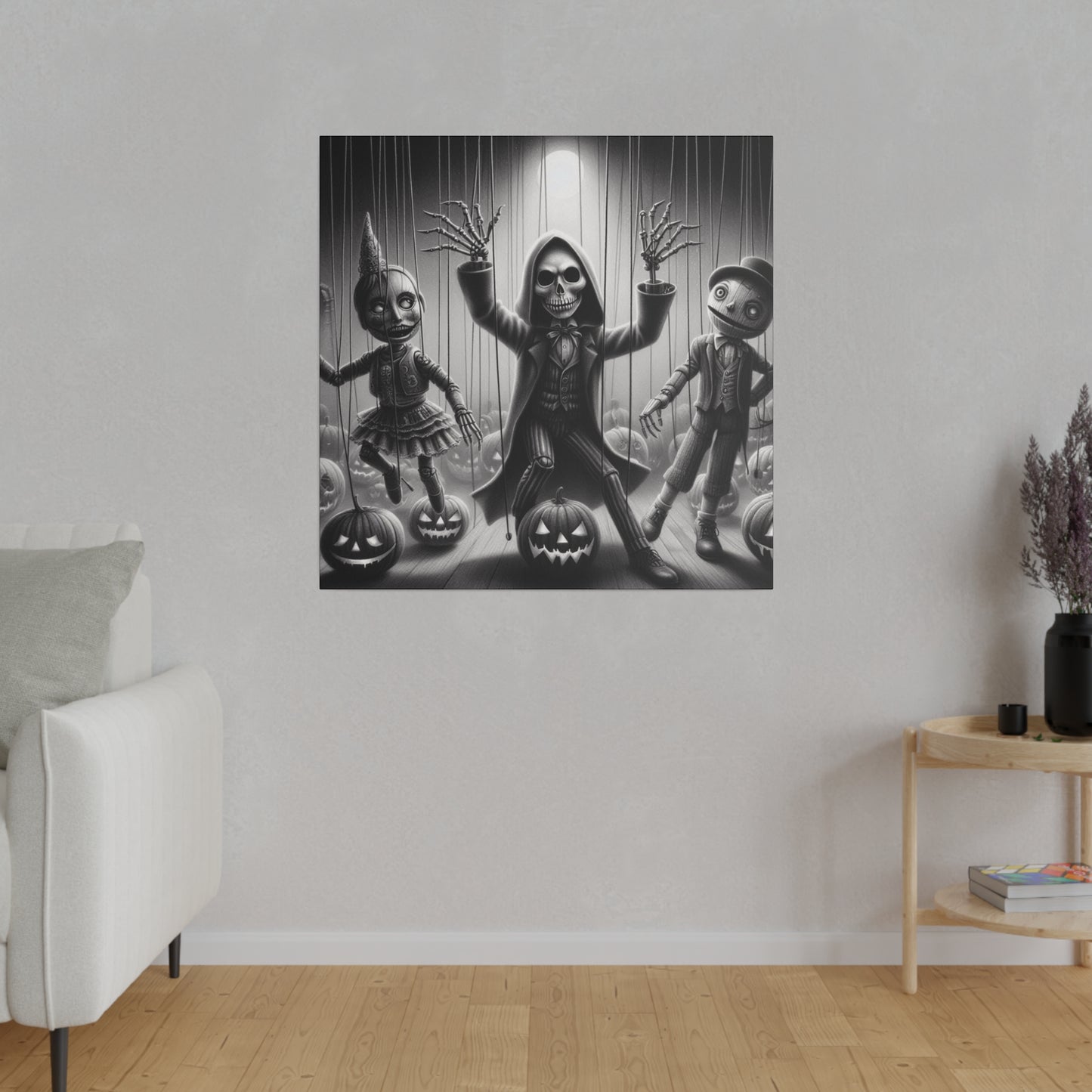 Halloween Marionettes Canvas Print