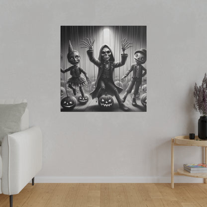 Halloween Marionettes Canvas Print