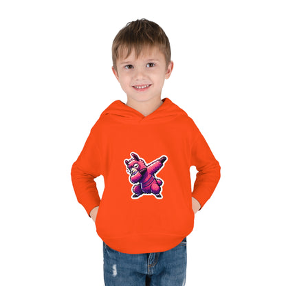 Dabbing Llama Toddler Pullover Fleece Hoodie
