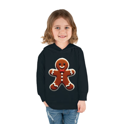Traditional Gingerbread Man Toddler Pullover Fleece Hoodie
