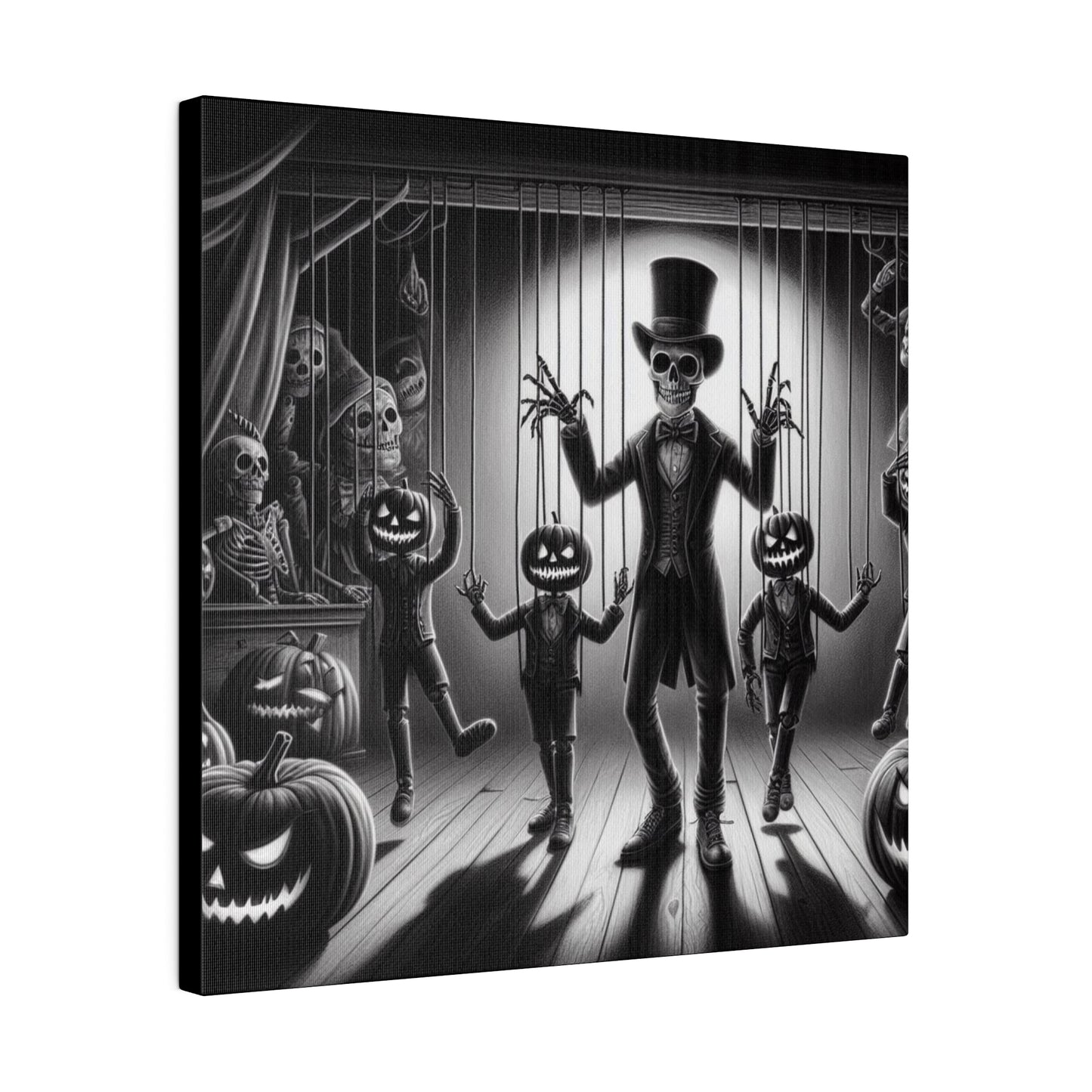 Halloween Marionettes Canvas Print