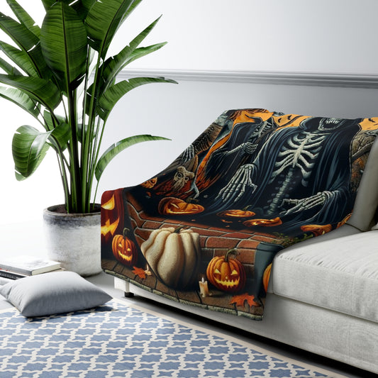 Halloween Collection Sherpa Fleece Blanket