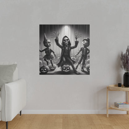 Halloween Marionettes Canvas Print