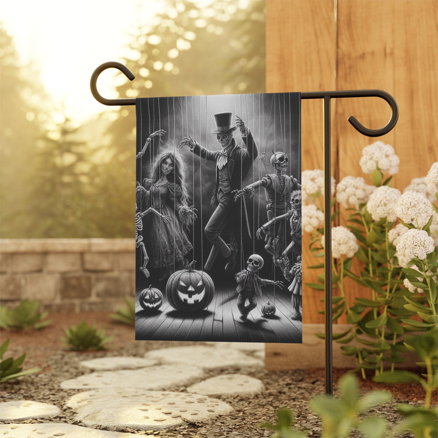 Halloween Garden & House Banner