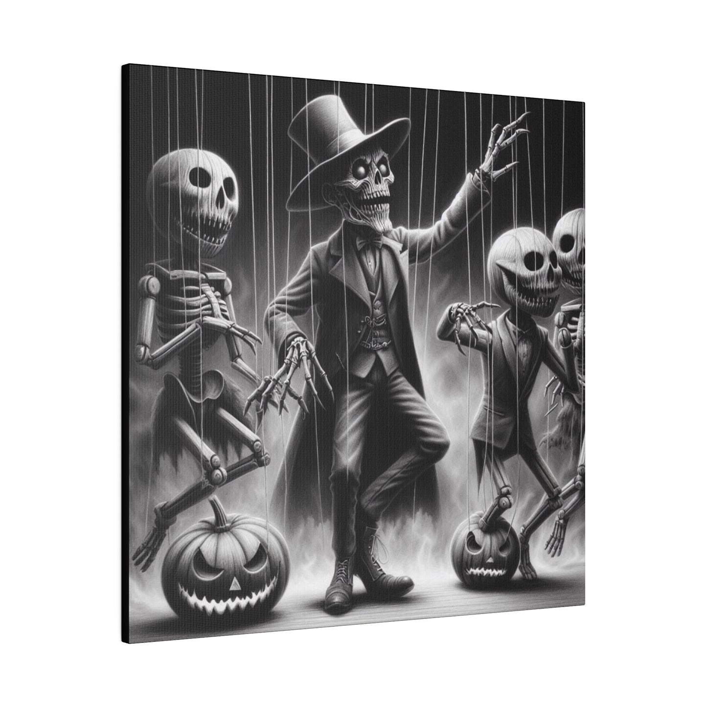 Halloween Marionettes Canvas Print