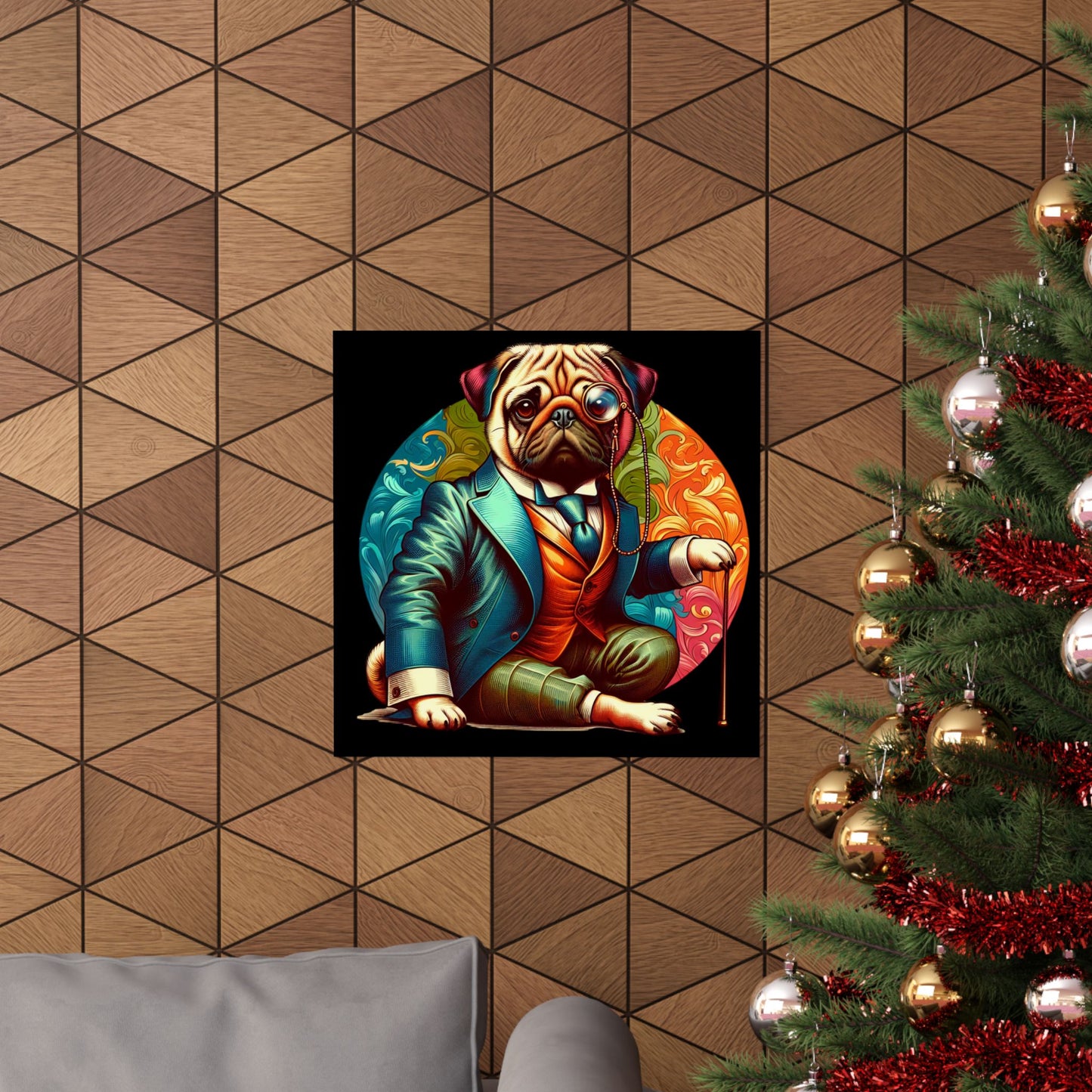 Mr Pug Vertical Posters