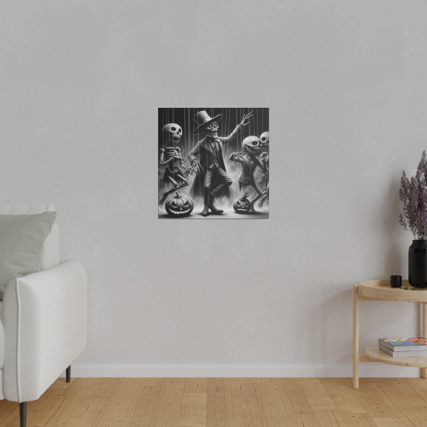 Halloween Marionettes Canvas Print