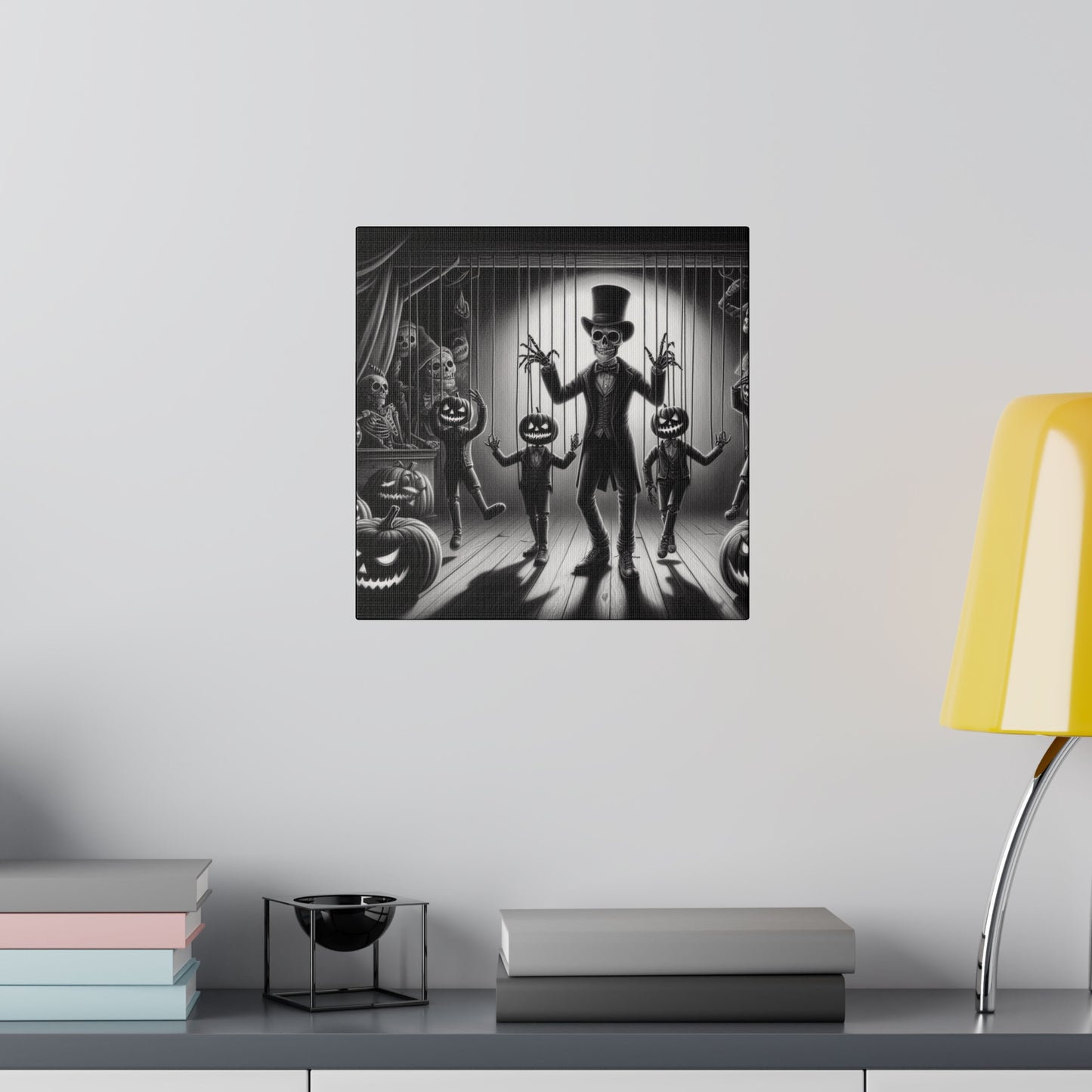 Halloween Marionettes Canvas Print