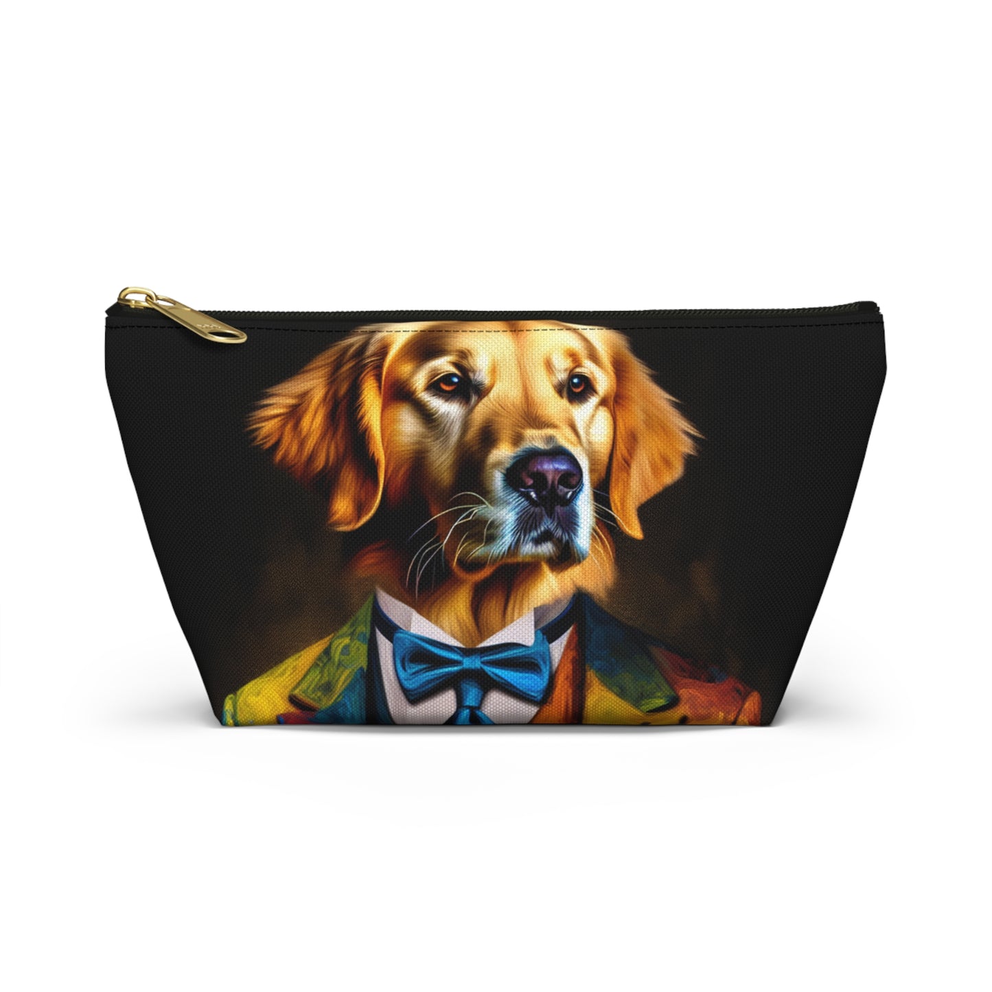 Mr Golden Retriever Accessory Pouch w T-bottom