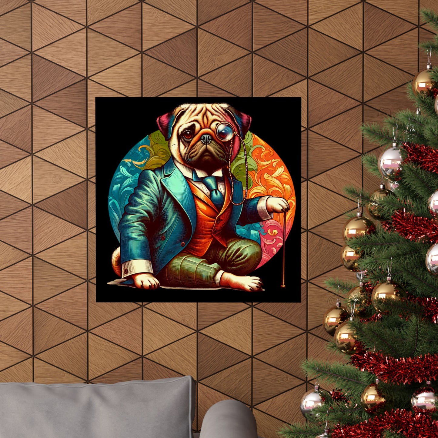 Mr Pug Vertical Posters