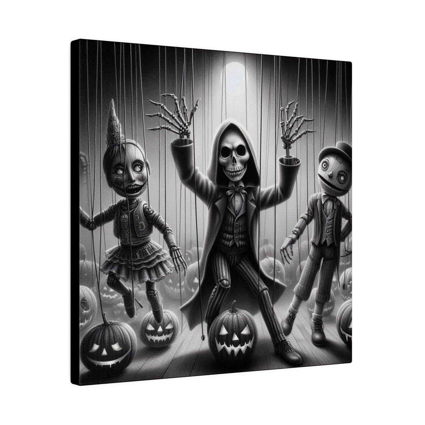 Halloween Marionettes Canvas Print
