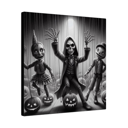 Halloween Marionettes Canvas Print