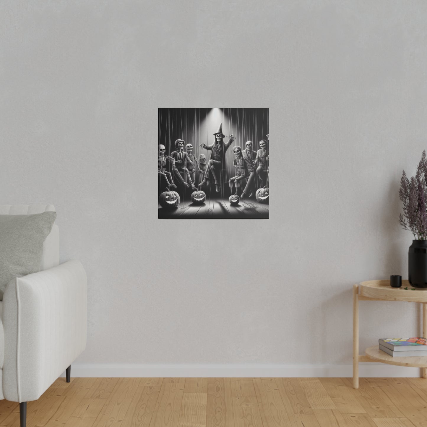 Halloween Marionettes Canvas Print