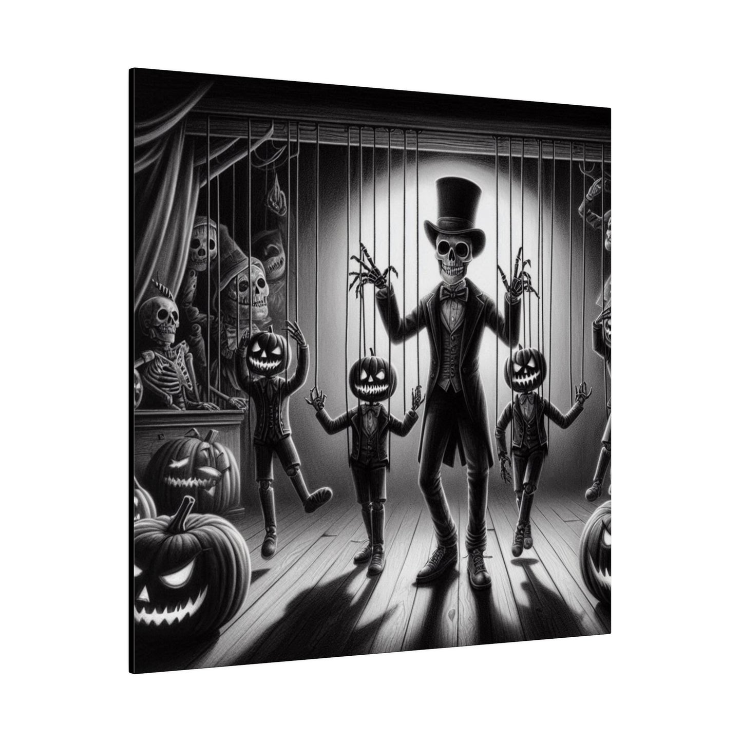 Halloween Marionettes Canvas Print
