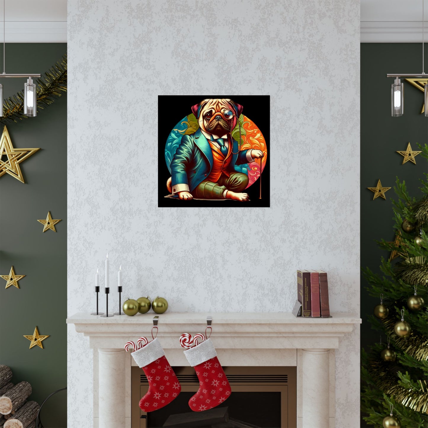 Mr Pug Vertical Posters
