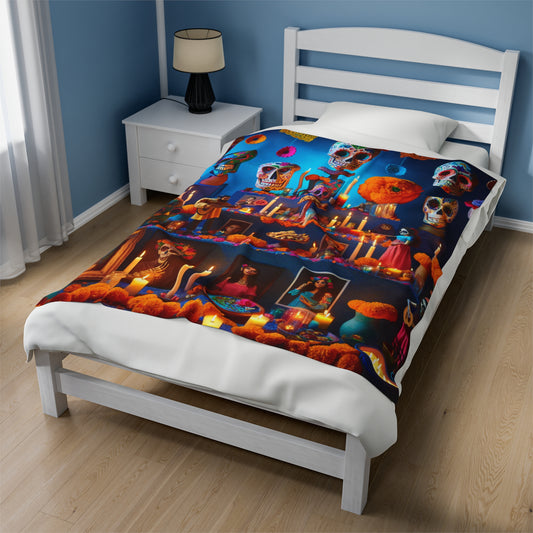 Halloween Collection Velveteen Plush Blanket