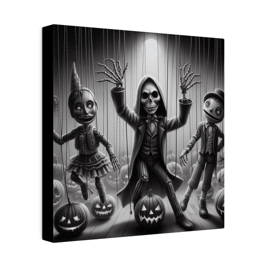 Halloween Marionettes Canvas Print