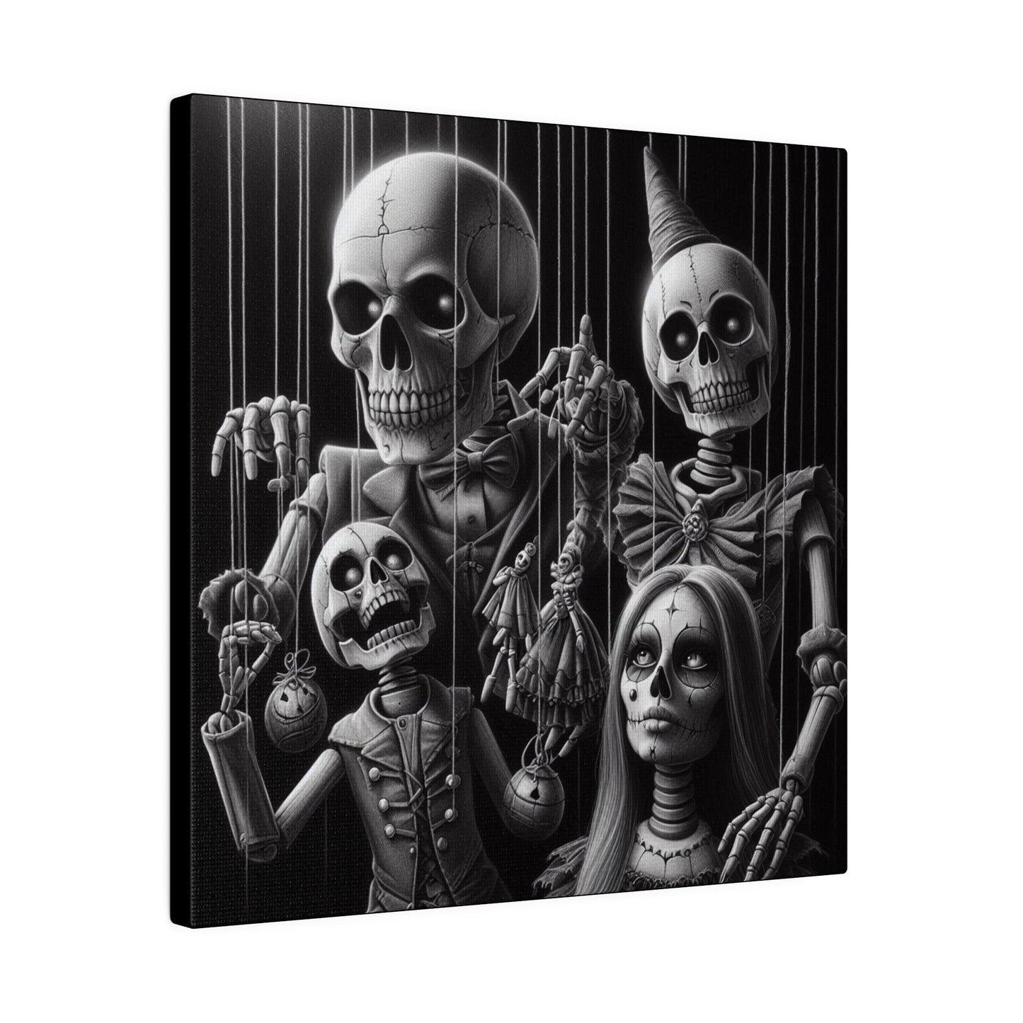 Halloween Marionettes Canvas Print