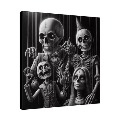 Halloween Marionettes Canvas Print