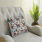 White Mint Nordic Christmas Cushion