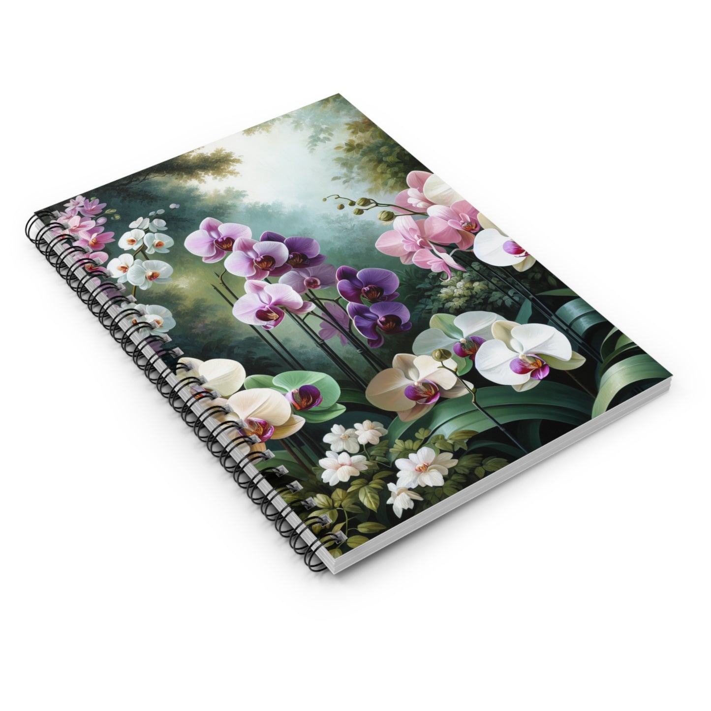 Orchid Spiral Notebook - Ruled Line
