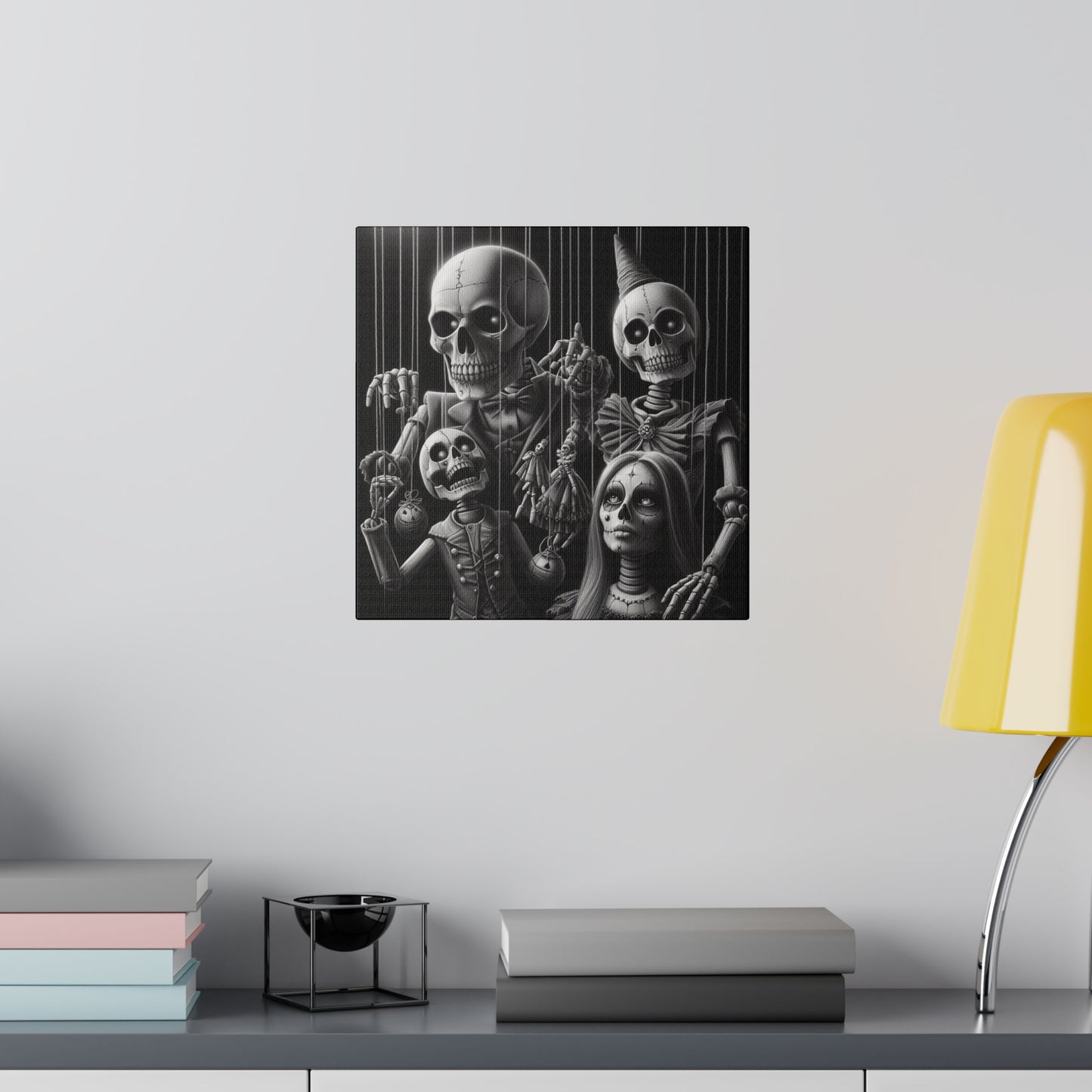 Halloween Marionettes Canvas Print