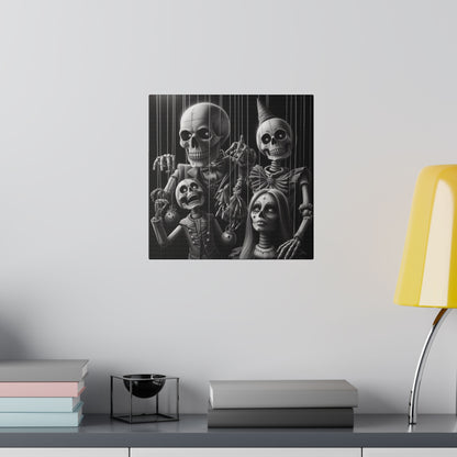 Halloween Marionettes Canvas Print