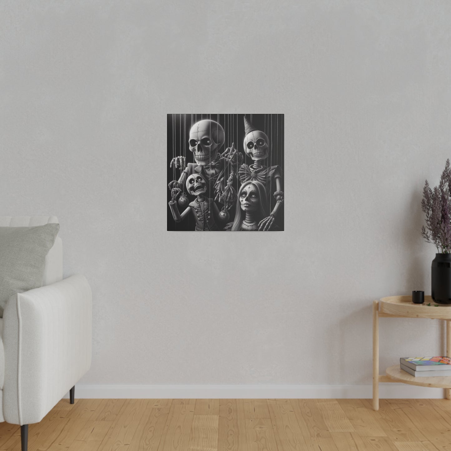 Halloween Marionettes Canvas Print