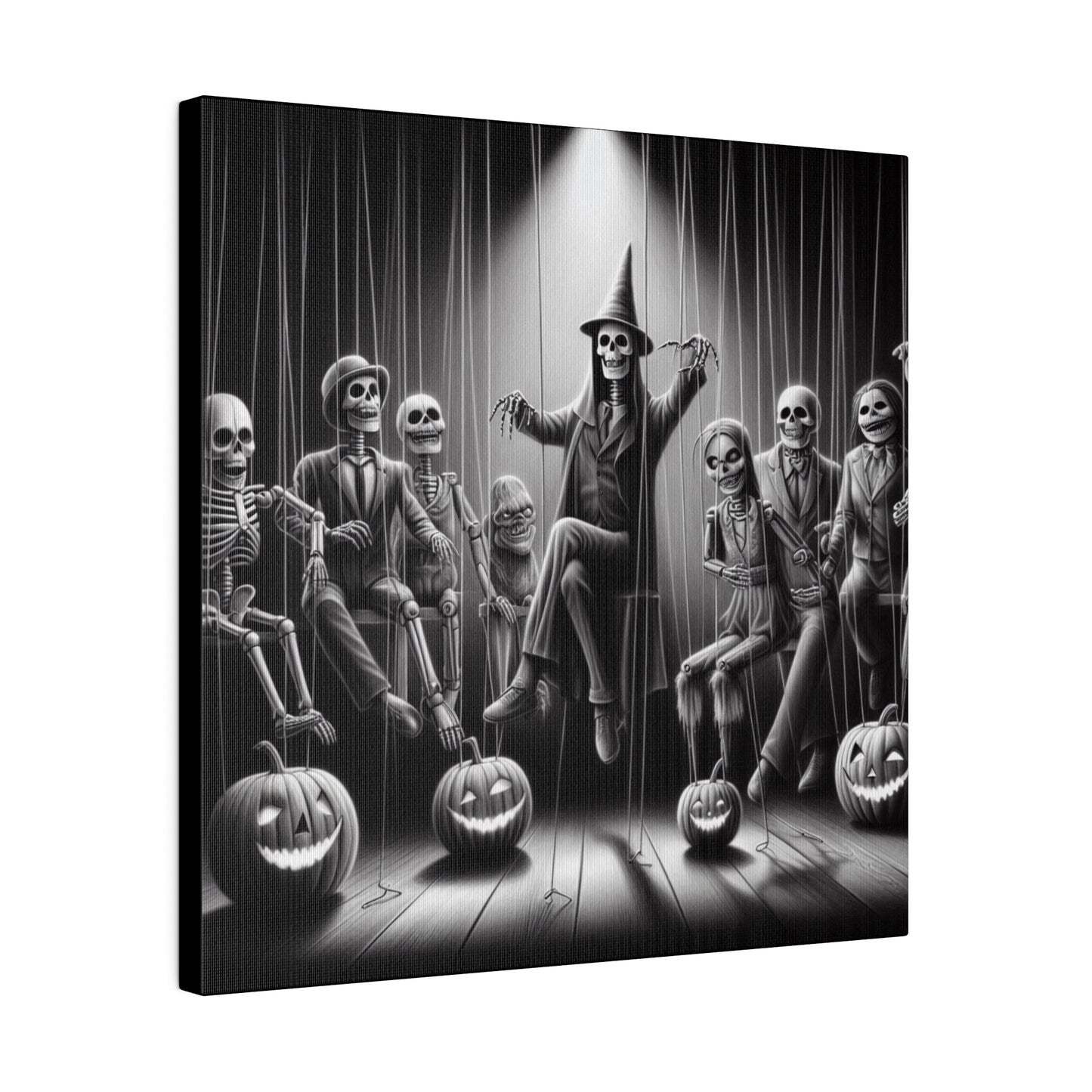 Halloween Marionettes Canvas Print