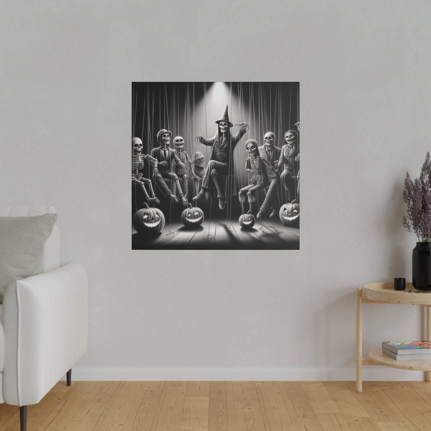 Halloween Marionettes Canvas Print
