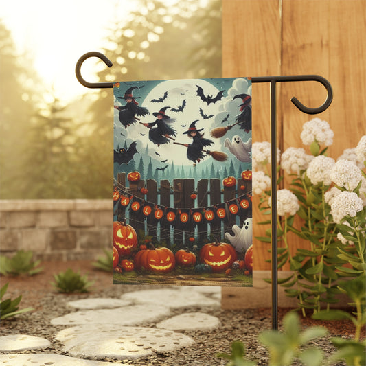 Halloween Garden & House Banner
