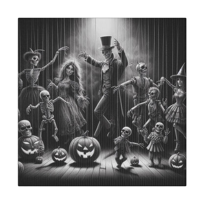 Halloween Marionettes Canvas Print